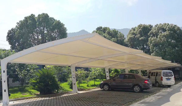 預應力因素影響充電樁膜結(jié)構建筑造型